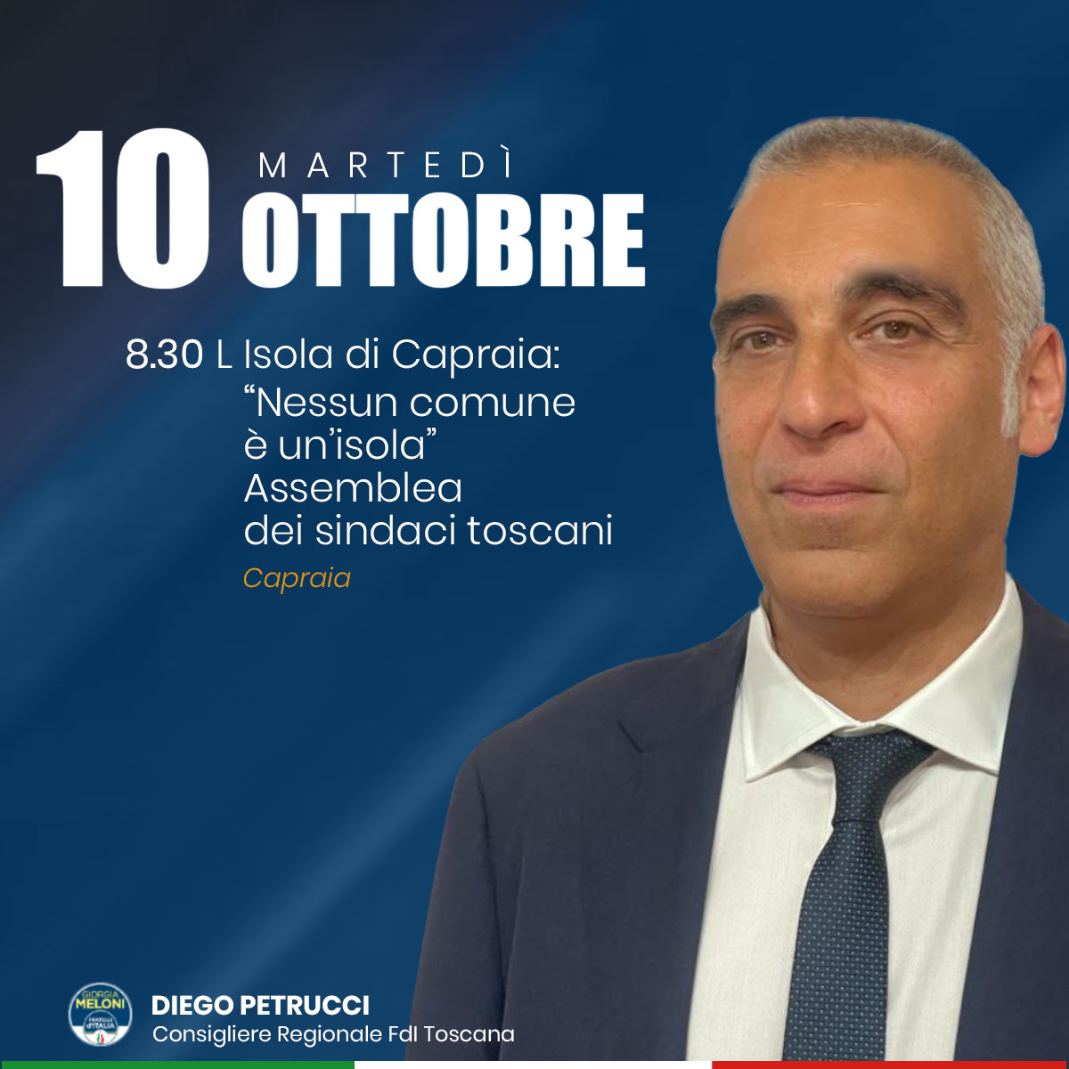 L'agenda del 10 ottobre 2023