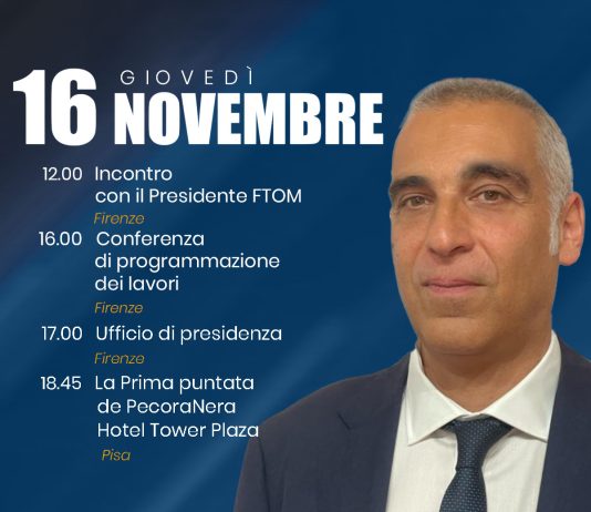L'agenda del 16 novembre 20223