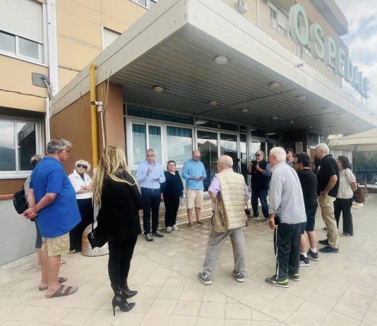 portoferraio elba sopralluogo ospedale civile diego petrucci fratelli d'italia