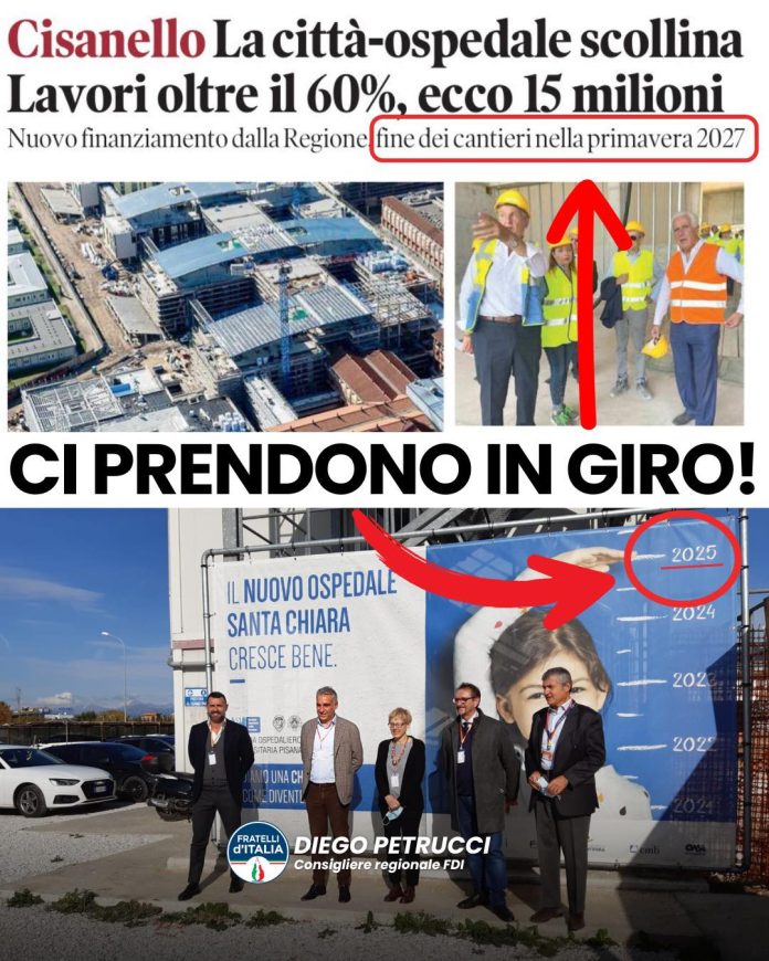diego petrucci consigliere fratelli d'italia ospedale nuovo santa chiara