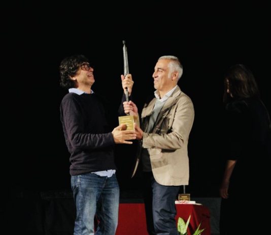 Con Dario Ballantini sul palco del Festival Internazionale del Teatro Romano di Volterra
