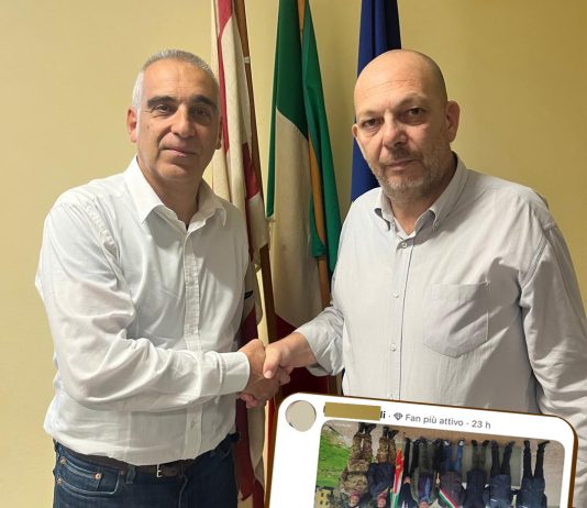 mini testa in giù diego petrucci solidarietà consigliere regionale FdI