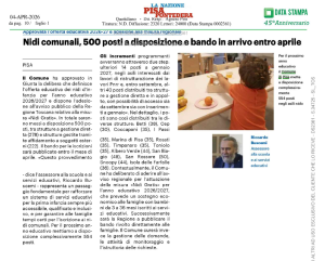 asili nido gratis pisa