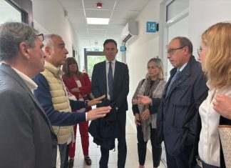 Un momento dell'inaugurazione della Casa di Comunità di Marina di Pisa