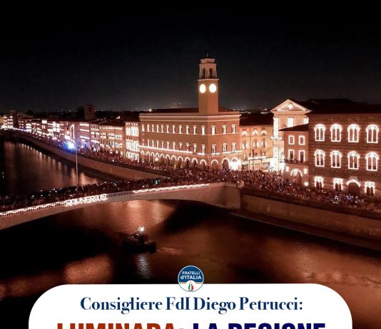 Luminara di San Ranieri, la Regione sostenga la candidatura Unesco luminara 22026 giugno pisano diego petrucci candidatura l'unesco